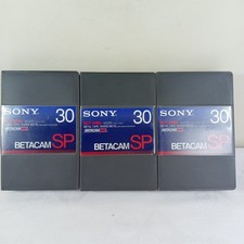 3 X Sony BCT-30Ma Metal Tape