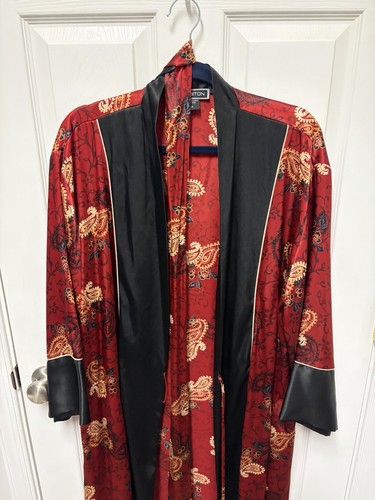 Halston vintage robe red - halston, red/