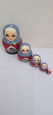 Vintage Russian DOLL Christmas set Of 5
