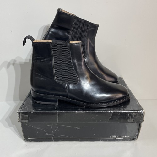 Men black leather samuel - leather,