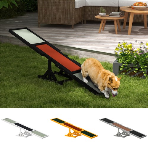 Pawhut wooden pet seesaw - pawhut,
