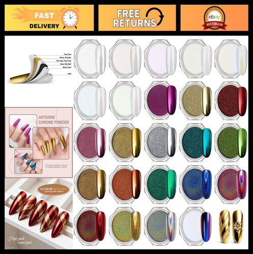 Jars holographic nail - 24,