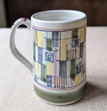 Mid Century Rye Studio Pottery Mug or Tankard Marked for David Sharp 