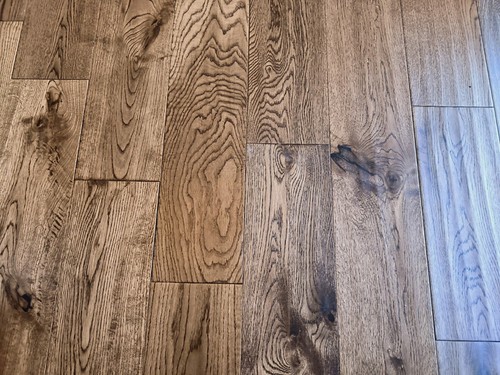 Dark solid oak flooring - dark,