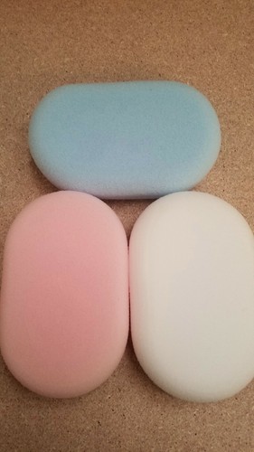 Oval bath sponges - x,