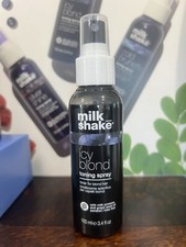 Milk_Shake 🩶 Icy Blonde Toning Spray Black Pigment For Ash Toned Platinum Hair