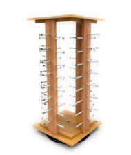 4 Sided Wooden Rotating 32