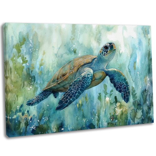Sea turtle canvas - turtle,
