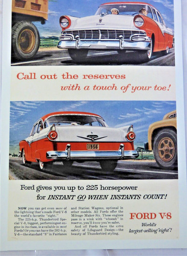 Promod car posters 1956 - posters, ford