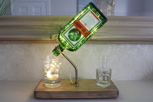 Jagermeister bottle lamp - jagermeister,