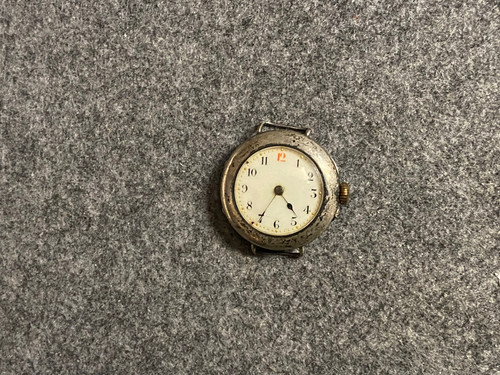 Antique silver wrist watch