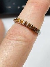 TJC silver ring UK size O/P