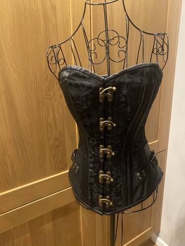 Black leather cotton heavy - black,