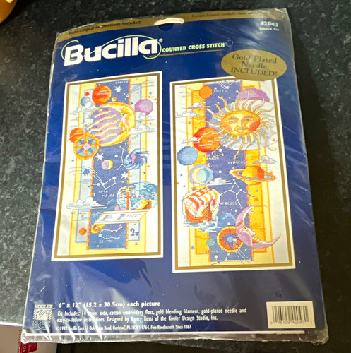 Bucilla celestial pair counted - bucilla,