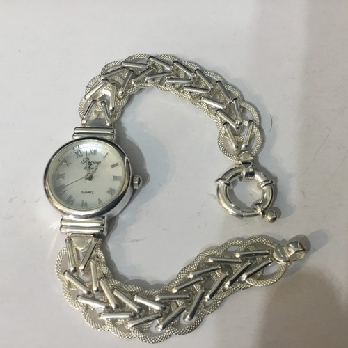 Women sterling silver watch - sterling,