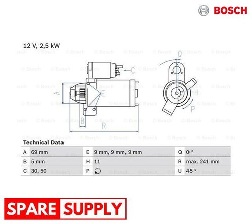 Starter for bmw e81 e87 - for,