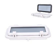 Auto Rectangular Tempered Glass Porthole Opening Window For Marine Boats Yachts