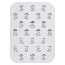 'I Love Guinea Pigs' Baby Burp / Wash Cloth (BC00034628)