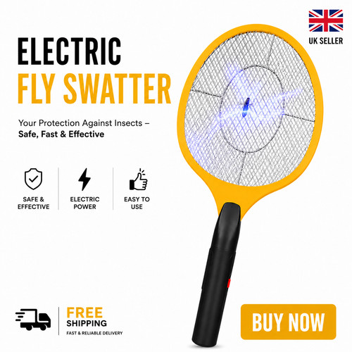Bug zapper racket fly - bug,