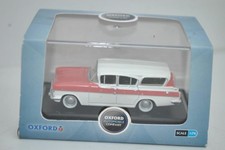OXFORD MODELS 1-76  - VAUXHALL CRESTA PA FRIARY ESTATE - PINK/WHITE #001