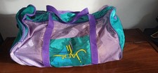 Vintage Jade International Holdall Weekend Gym Bag Unique Upside-down Logo
