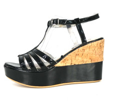 Vintage Cork Wedge Sandals
