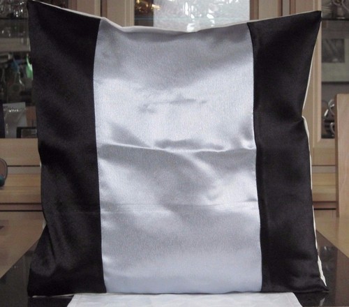 Black and silver - satin, design