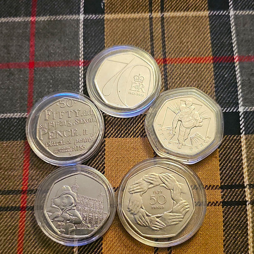 2009 50p fifty pence - 50p, coin