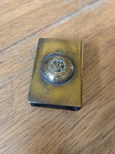 Trench art brass matchbox - trench,