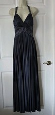 Cache Gray Beaded Pleated