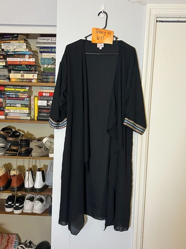 Lularoe shirley black open - lularoe,
