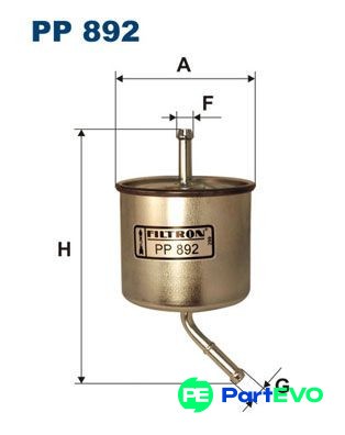 Filtron fuel filter pp892 for - fuel,
