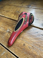 Retro (1999) Selle Italia Genuine Gel Saddle Red Leather MTB Road Flite Turbo XO