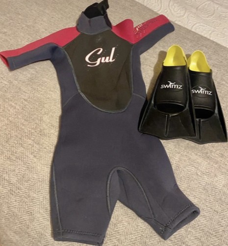Kids wetsuit flippers age - &,