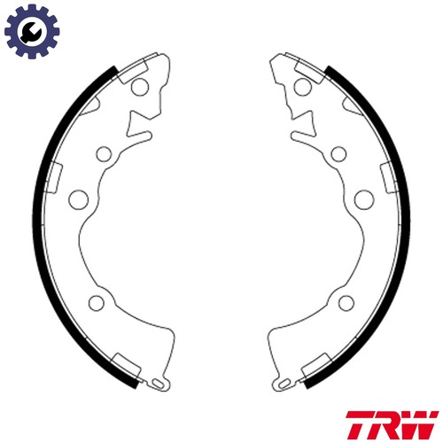 Brake shoe set gs8812 for - gs8812,