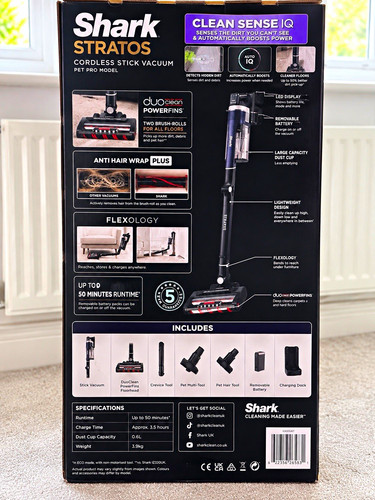 Shark stratos cordless stick - stratos,