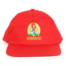 Vintage KIDS 90s Sun-Maid Snapback hat cap baseball raisins youth NEW