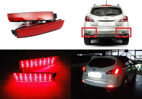 Rear bumper reflector led - bumper,