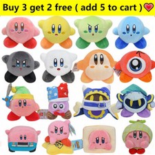 Anime Star Kirby Cute Soft Plush Toys Collection Stuffed Doll Kids Xmas Gifts