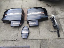 MERCURY 200HP V6 OUTBOARD COWLING SET BROWNBAND YEAR 1985