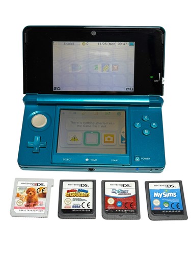 Nintendo 3ds aqua - nintendo, |