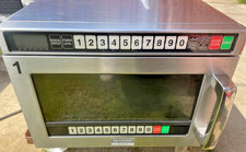 Sharp R-1900 Microwave Oven Stainless Steel 1100W – Tested & Working