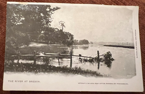 Antique postcard bredon - antique,