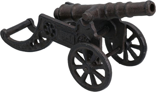 Cannon cast iron - iron, statue