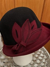 Vintage Style Black & burgundy