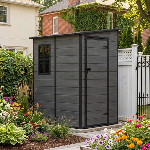 5x4ft plastic garden shed - 5x4ft,