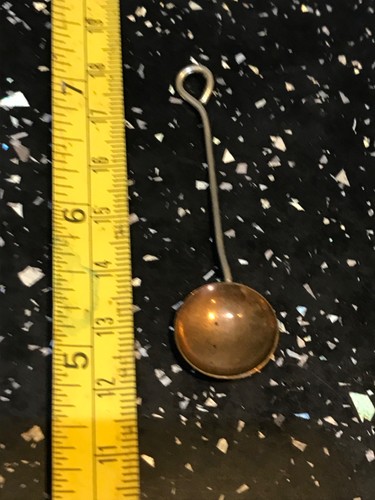 Antique vintage brass spoon - antique,