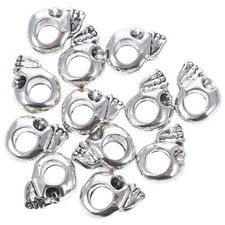12pcs DIY Beads Skulls Jewelry