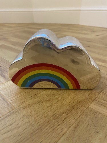 Retro rainbow and silver money - retro,