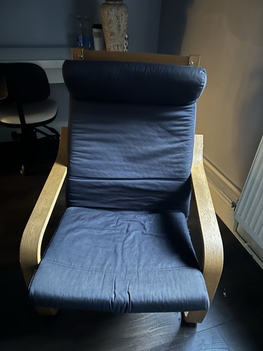 Ikea poang chair black - poang,